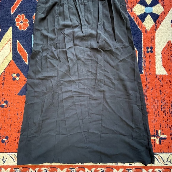 Express Black Maxi Dress, Medium, Strappy Back, High Slit Skirt - Picture 6 of 8